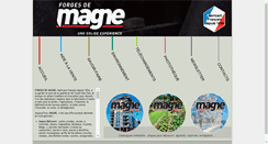 Desktop Screenshot of forges-de-magne.fr