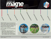 Tablet Screenshot of forges-de-magne.fr